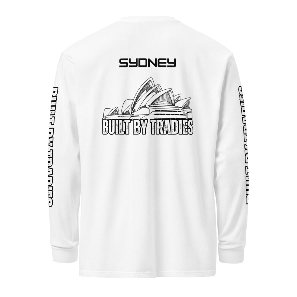 Respect The Trades Sydney Built By Tradies Unisex Long-Sleeve Shirt - Image 6