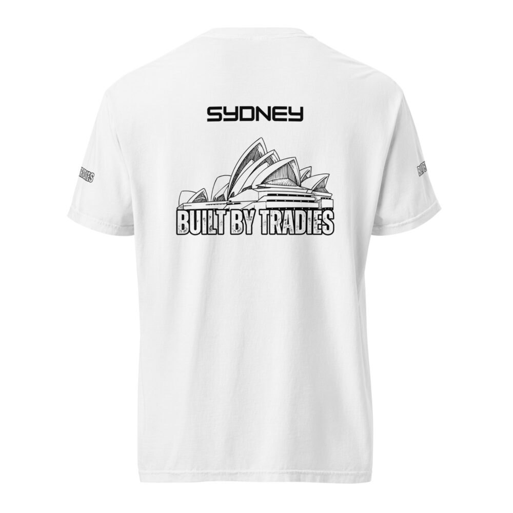 Respect The Trades Sydney Built By Tradies Unisex T-Shirt - Image 6