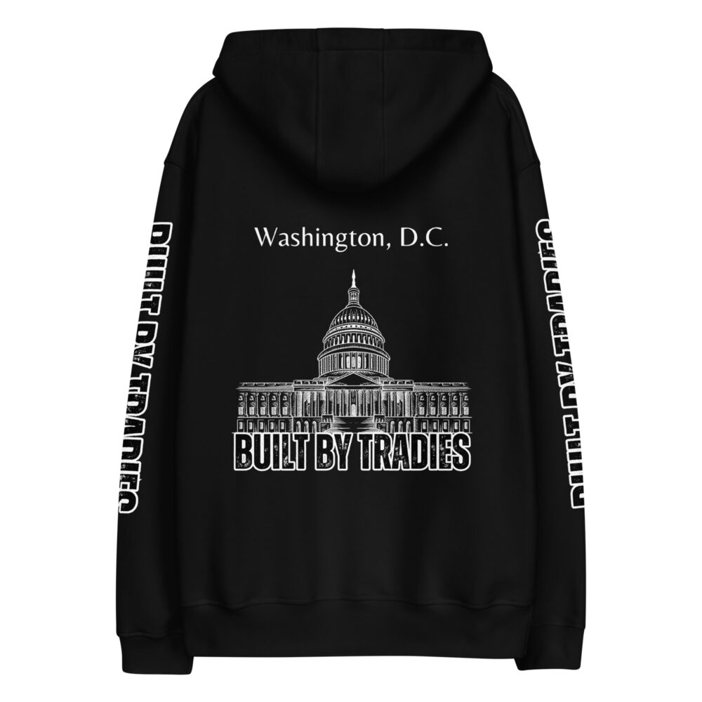 Respect The Trades Washington DC Built By Tradies Unisex Premium Hoodie