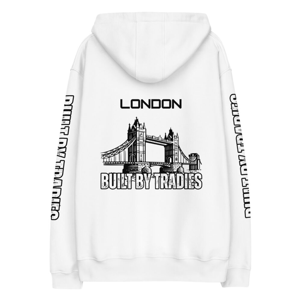 Respect The Trades London Built By Tradies Unisex Premium Hoodie - Image 3