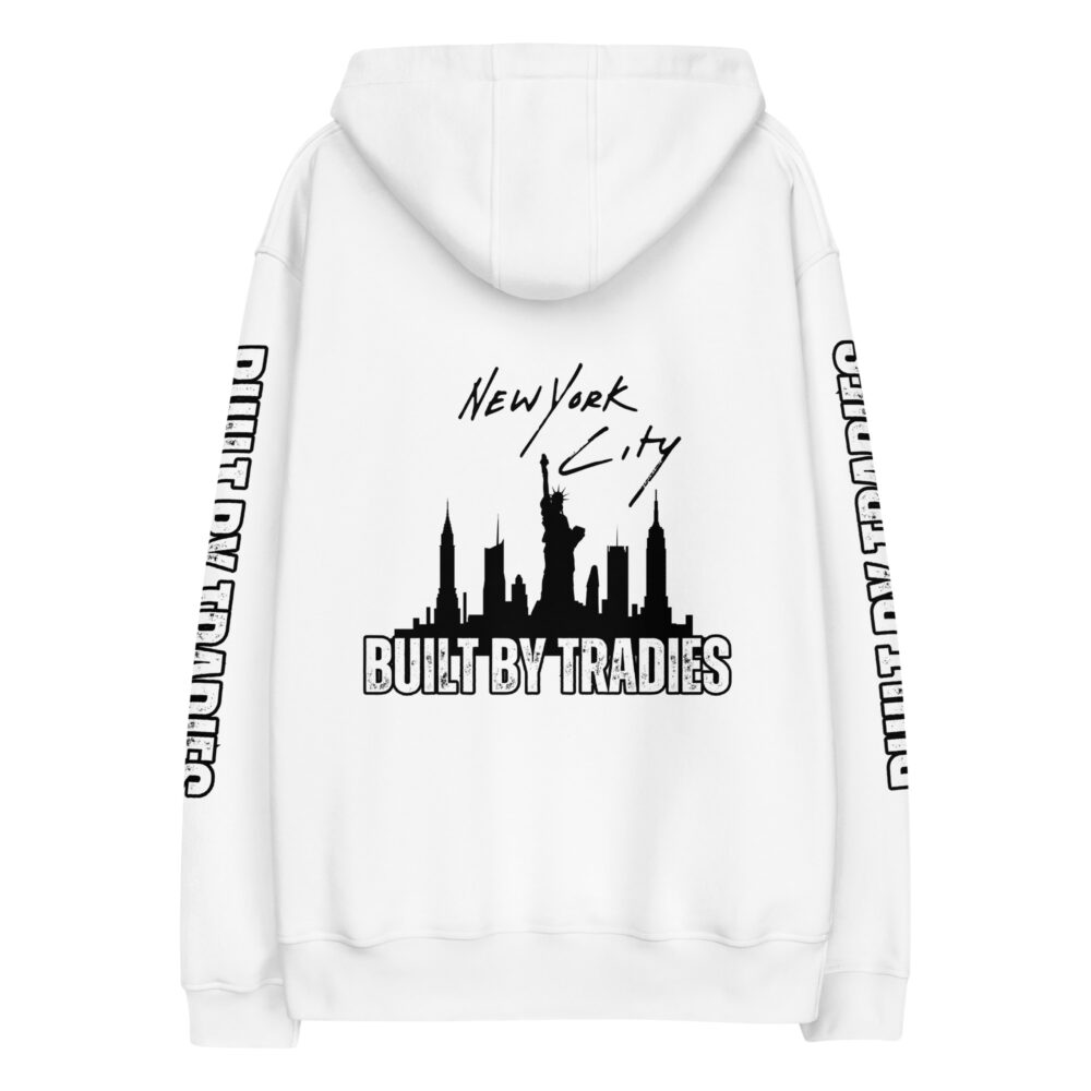 Respect The Trades New York City Built By Tradies Unisex Premium Hoodie - Image 3