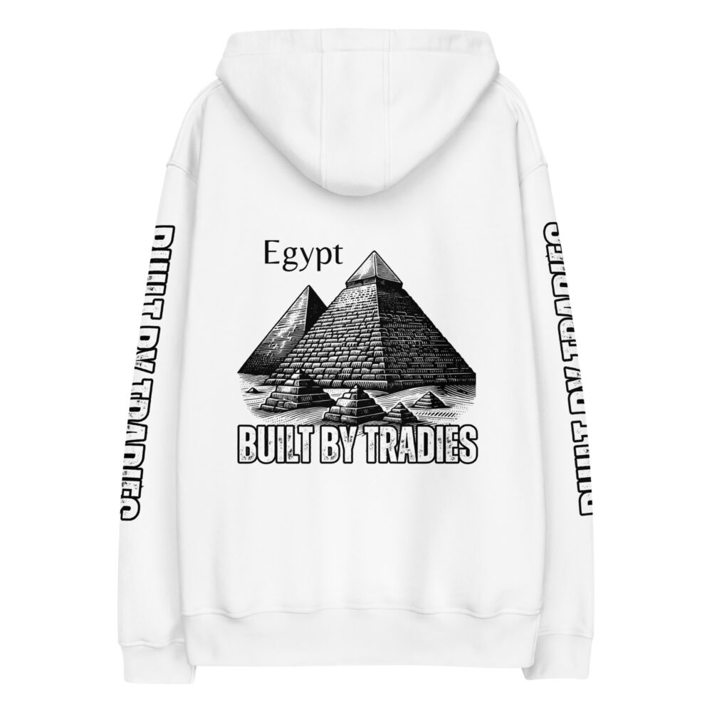 Respect The Trades Egypt Built By Tradies Unisex Premium Hoodie - Image 3
