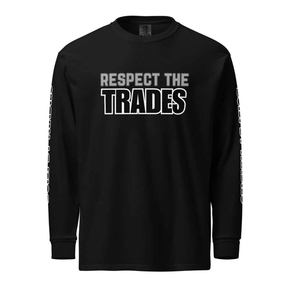 Respect The Trades Toronto Built By Tradies Unisex Long-Sleeve Shirt - Image 2