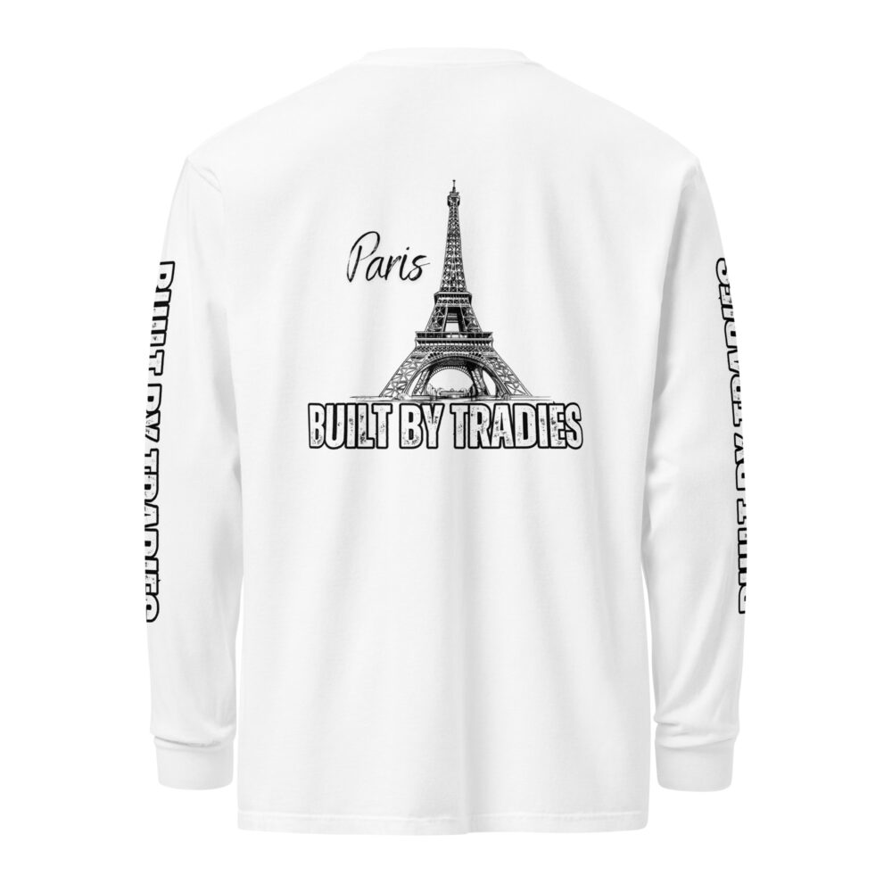 Respect The Trades Paris Built By Tradies Unisex Long-Sleeve Shirt - Image 5