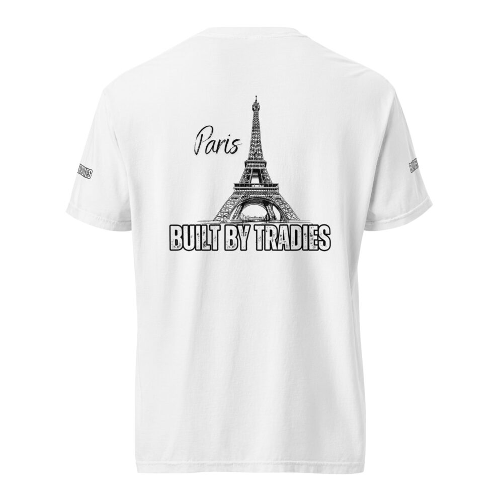 Respect The Trades Paris Built By Tradies Unisex T-Shirt - Image 5