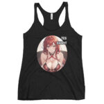 Yes Daddy Naughty Anime Women's Racerback Tank