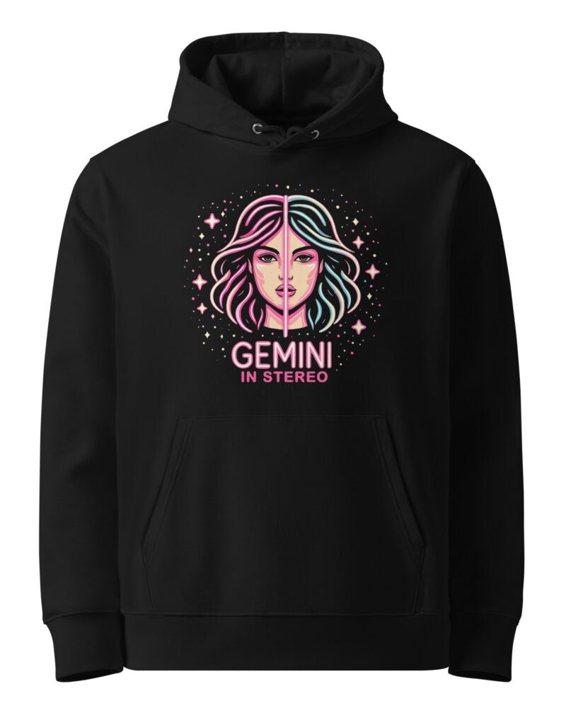 Gemini In Stereo Zodiac Sign Women Hoodie