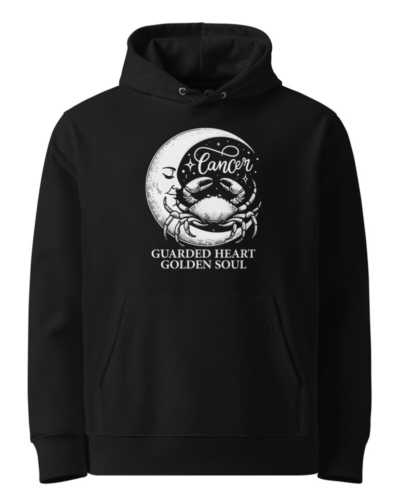 Cancer Guarded Heart Golden Soul Zodiac Sign Women Hoodie