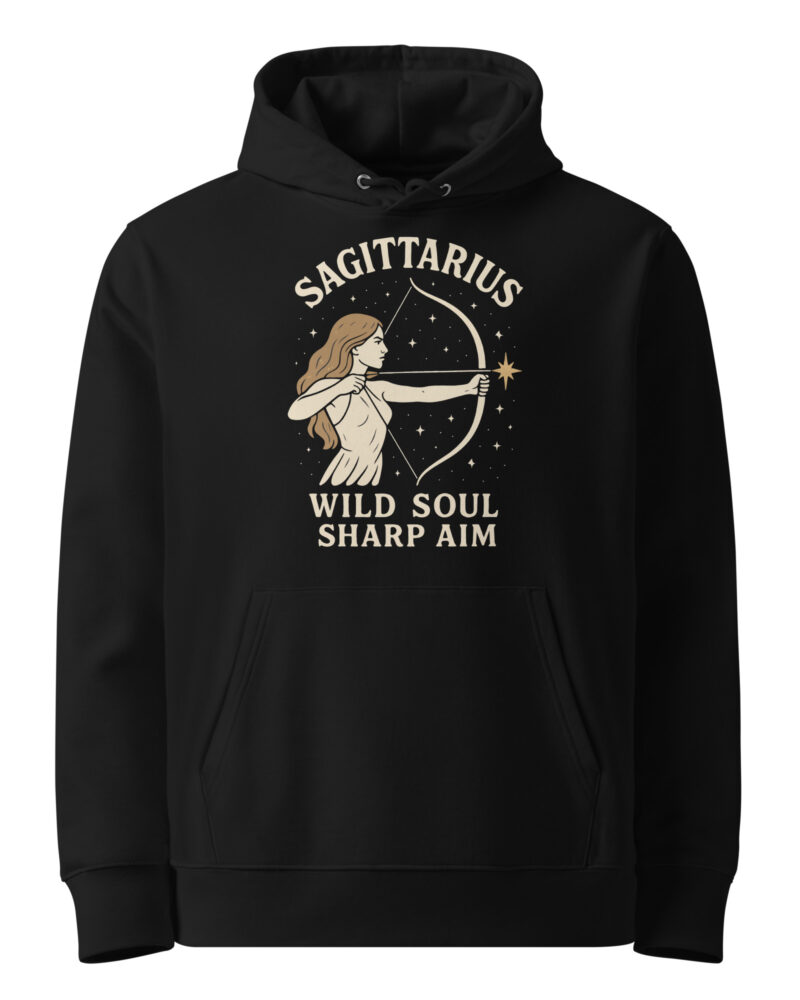 Sagittarius Wild Soul Sharp Aim Zodiac Sign Women Hoodie