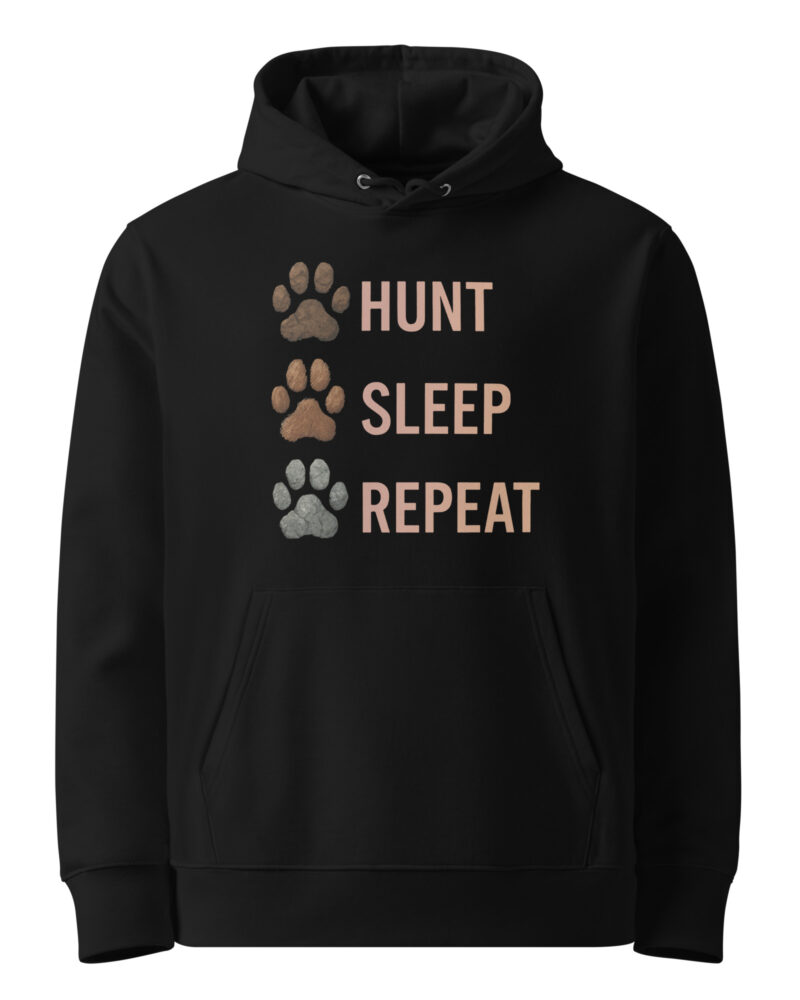 Hunt Sleep Repeat Cat Lovers Men Hoodie