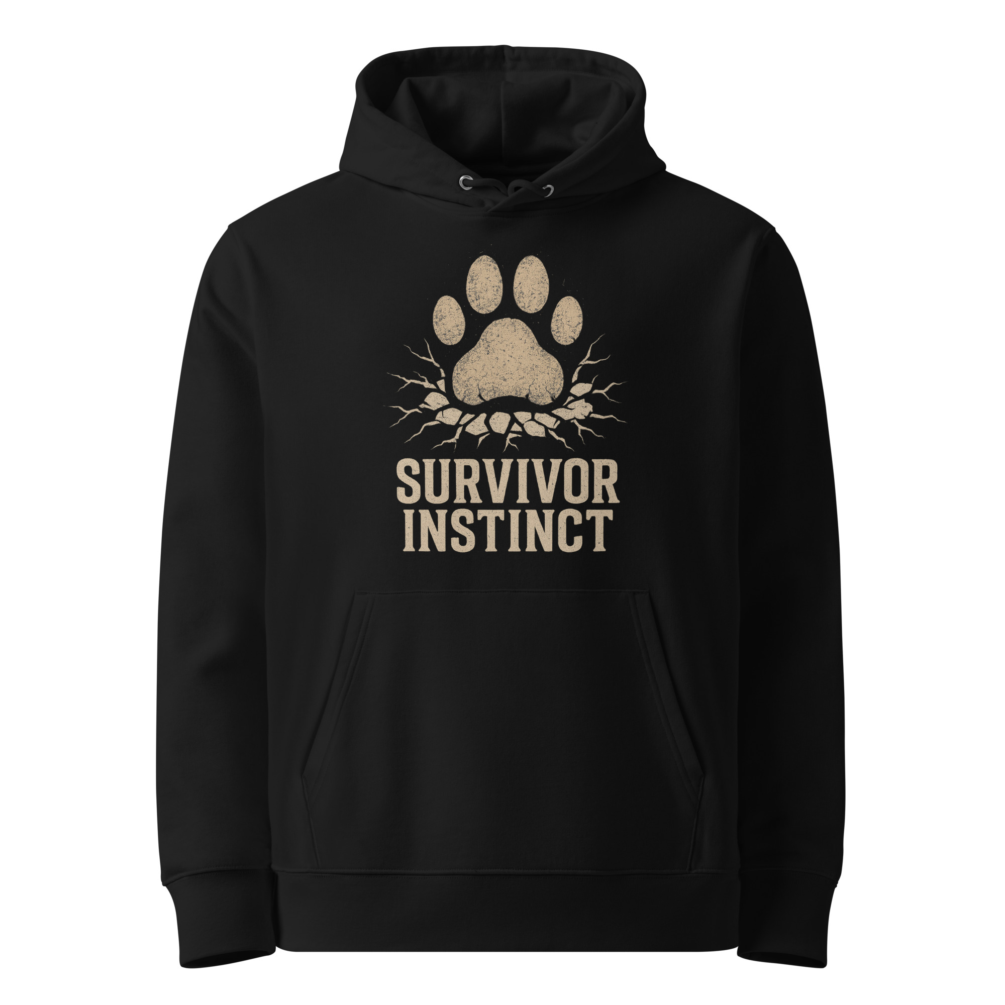 Survivor Instinct Cat Lovers Men Hoodie