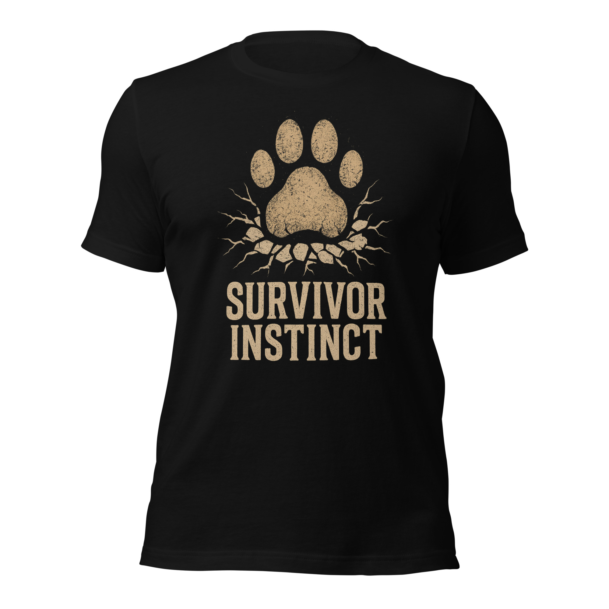 Survivor Instinct Cat Lovers Men T-Shirt