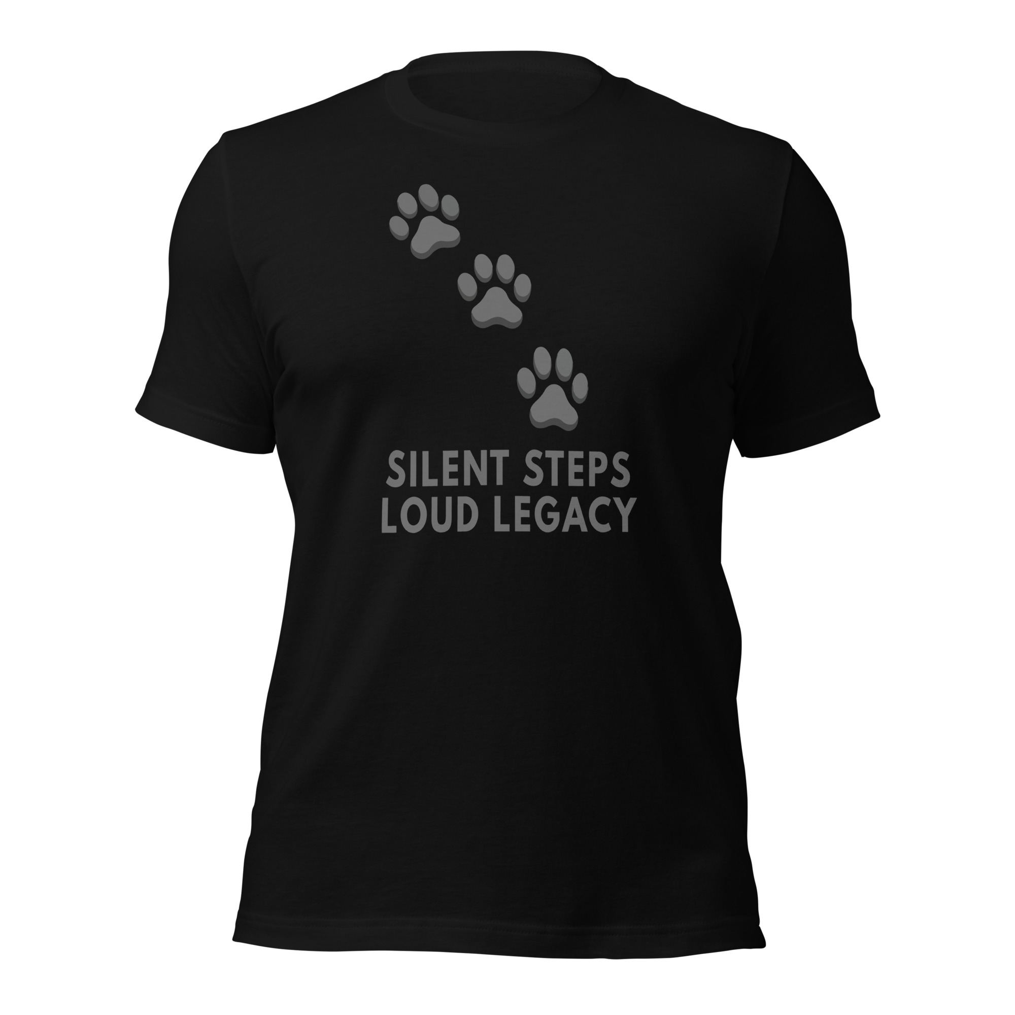 Silent Steps Loud Legacy Cat Lovers Men T-Shirt