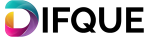 DIFQUE Logo White Background